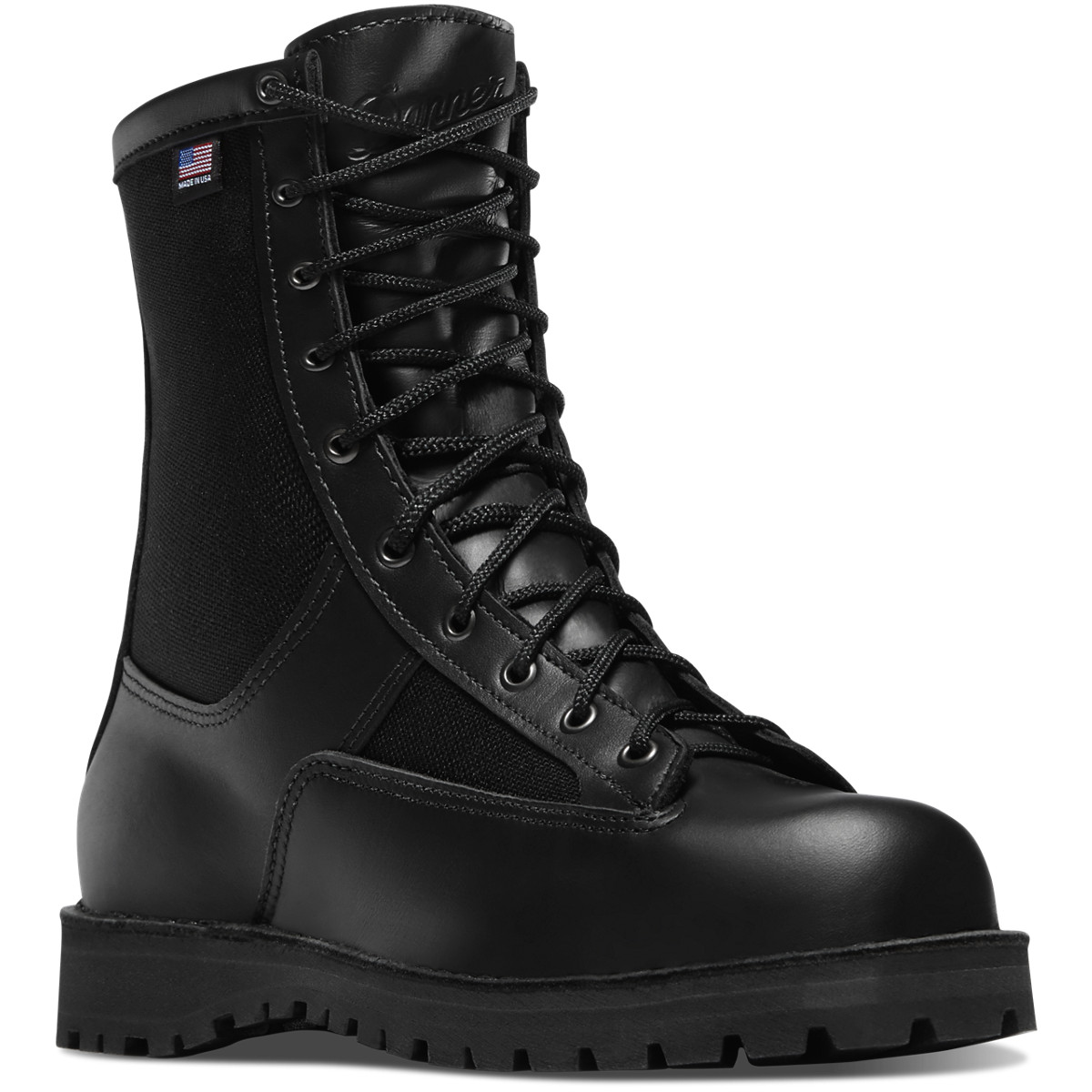 Botas Tacticas Danner Hombre Mexico - Acadia 8 Negros - KZGQU7083